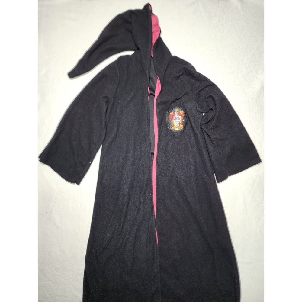 Harry Potter Gryffindor Hooded Cloak Robe Rubies Halloween Costume Size Small L